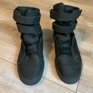 Black High Top Supra Sneakers